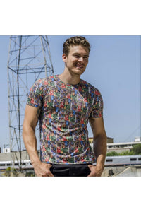 Eight X - Music Instruments Multi Print T-Shirt