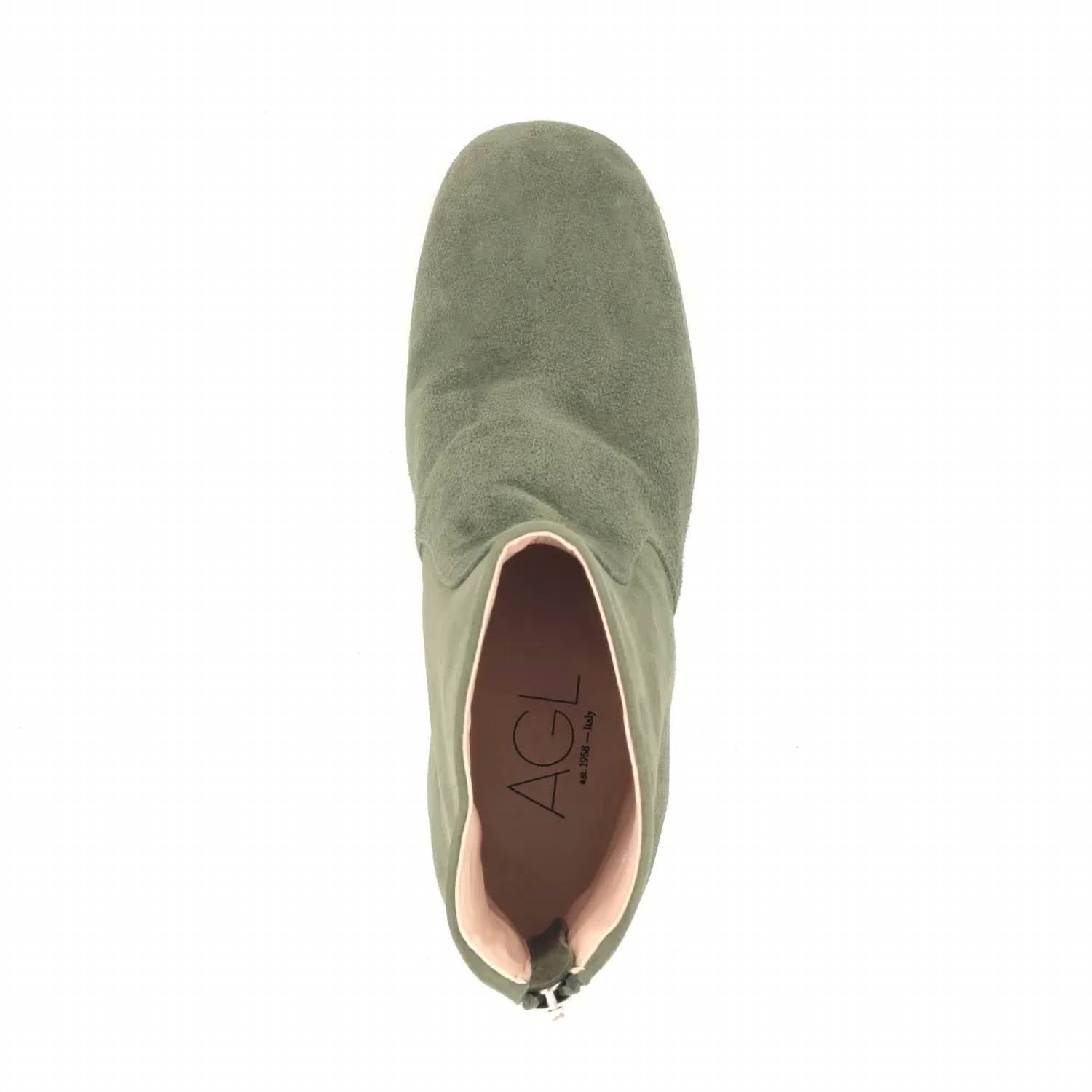 AGL Women's Betty Pure Bomber Bootie in green - women's shoe - view 5