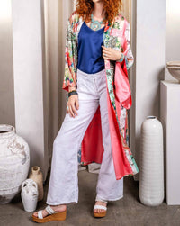Paparazzi - Charmeuse Kimono With Lining