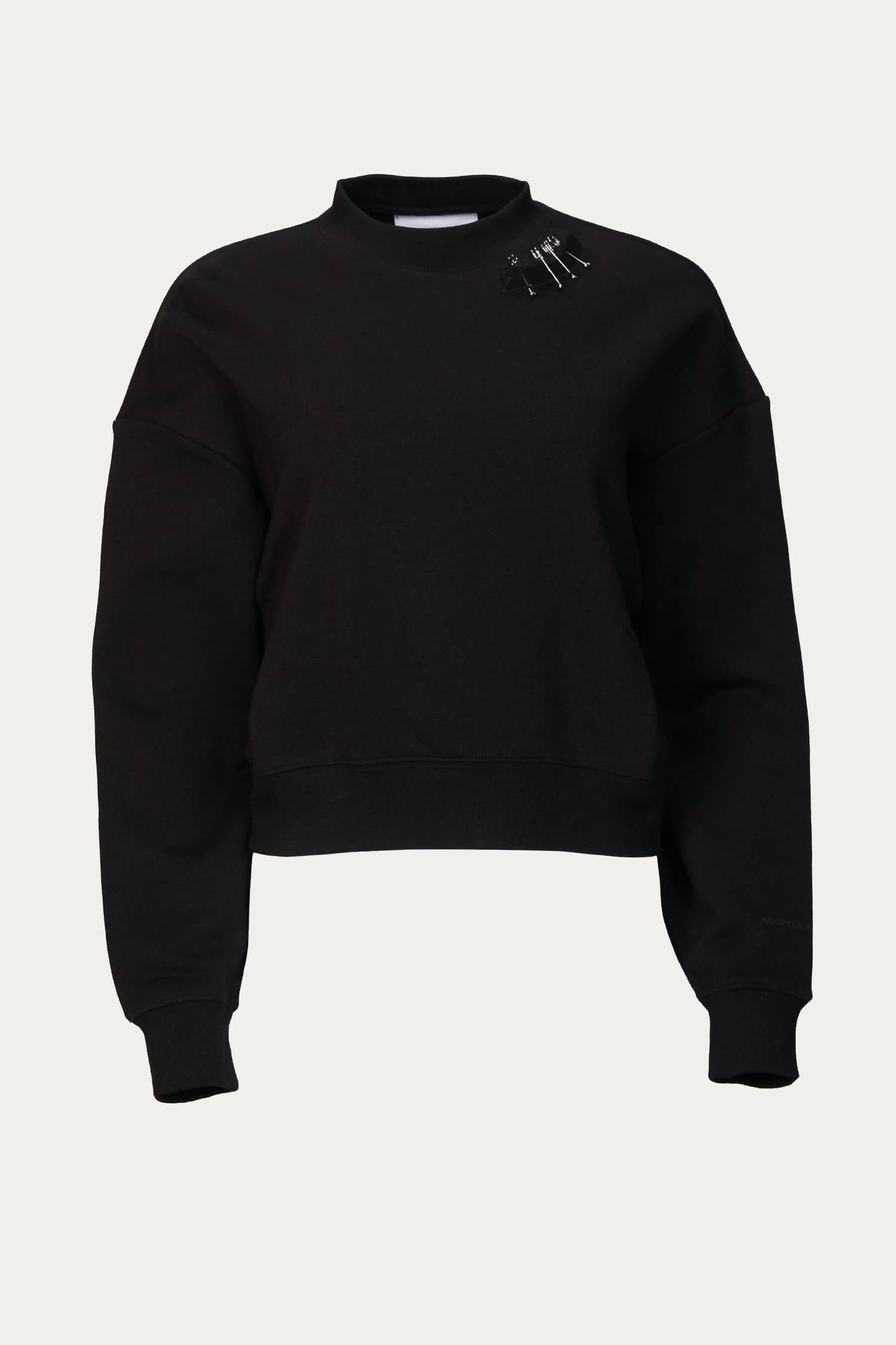 SWEATSHIRT WITH METAL DETAILS