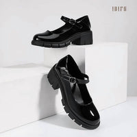 Idifu - Women's Platform Mary Janes Dress Shoes