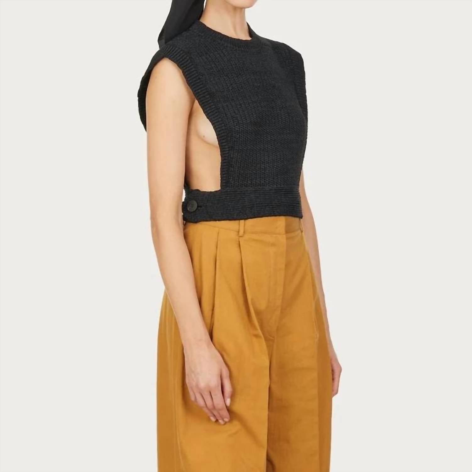 Salvatore Ferragamo - Micro Stitch Knitted Top