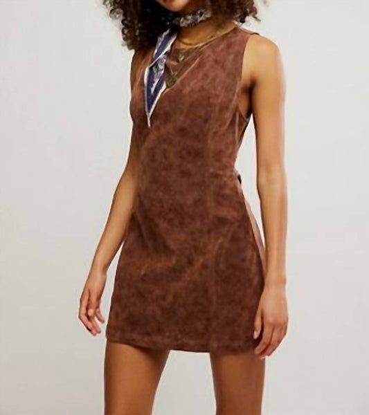Free People - Atlas Suede Mini Dress