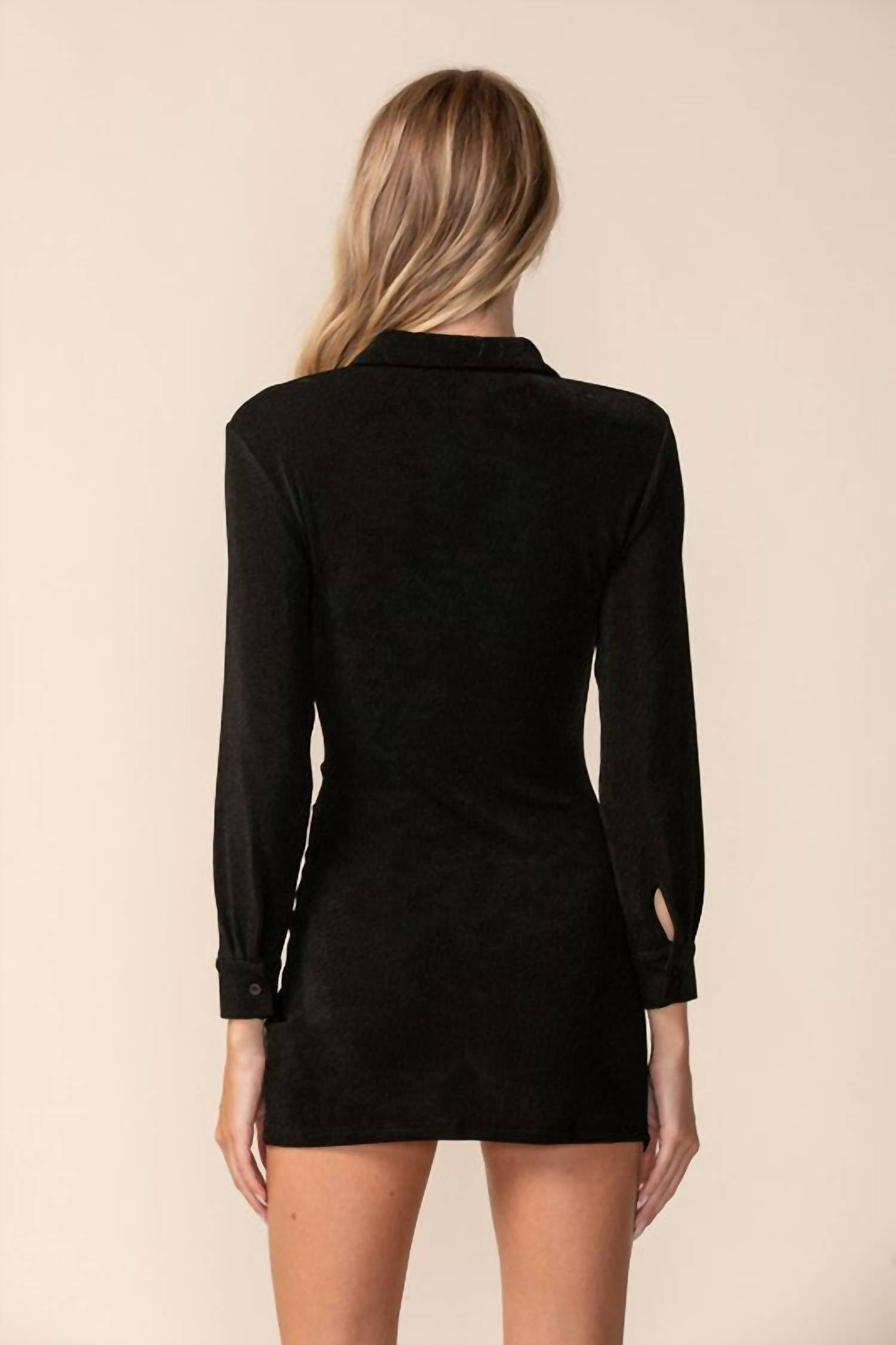 Sky To Moon - Jean Long Sleeve Dress