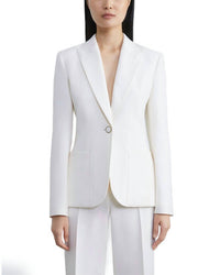 Lafayette 148 - Peak Lapel Button Blazer