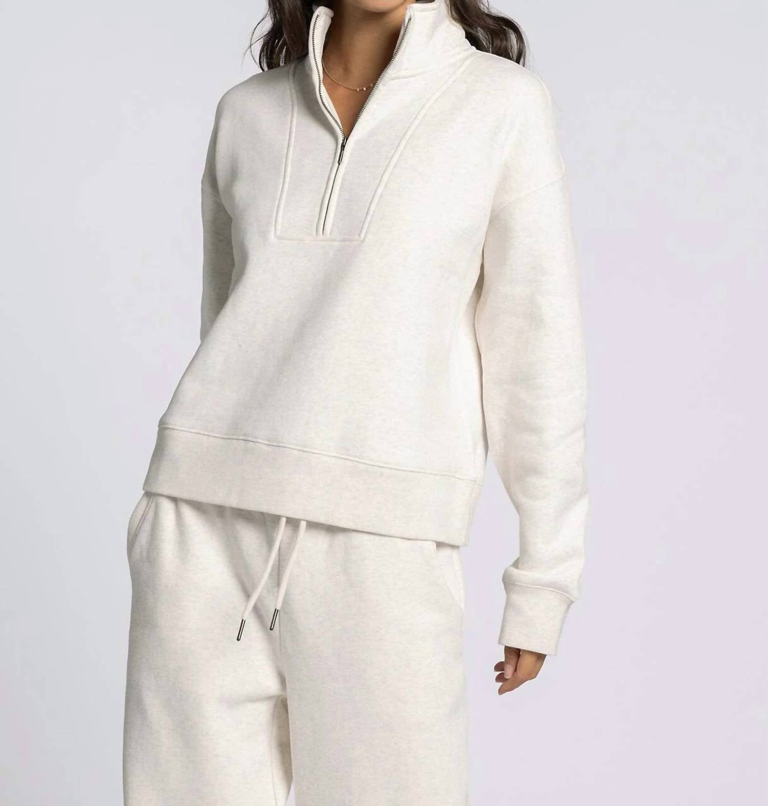 Thread & Supply - Serenity Fleece 1/4 Zip Pullover Sweatshirt