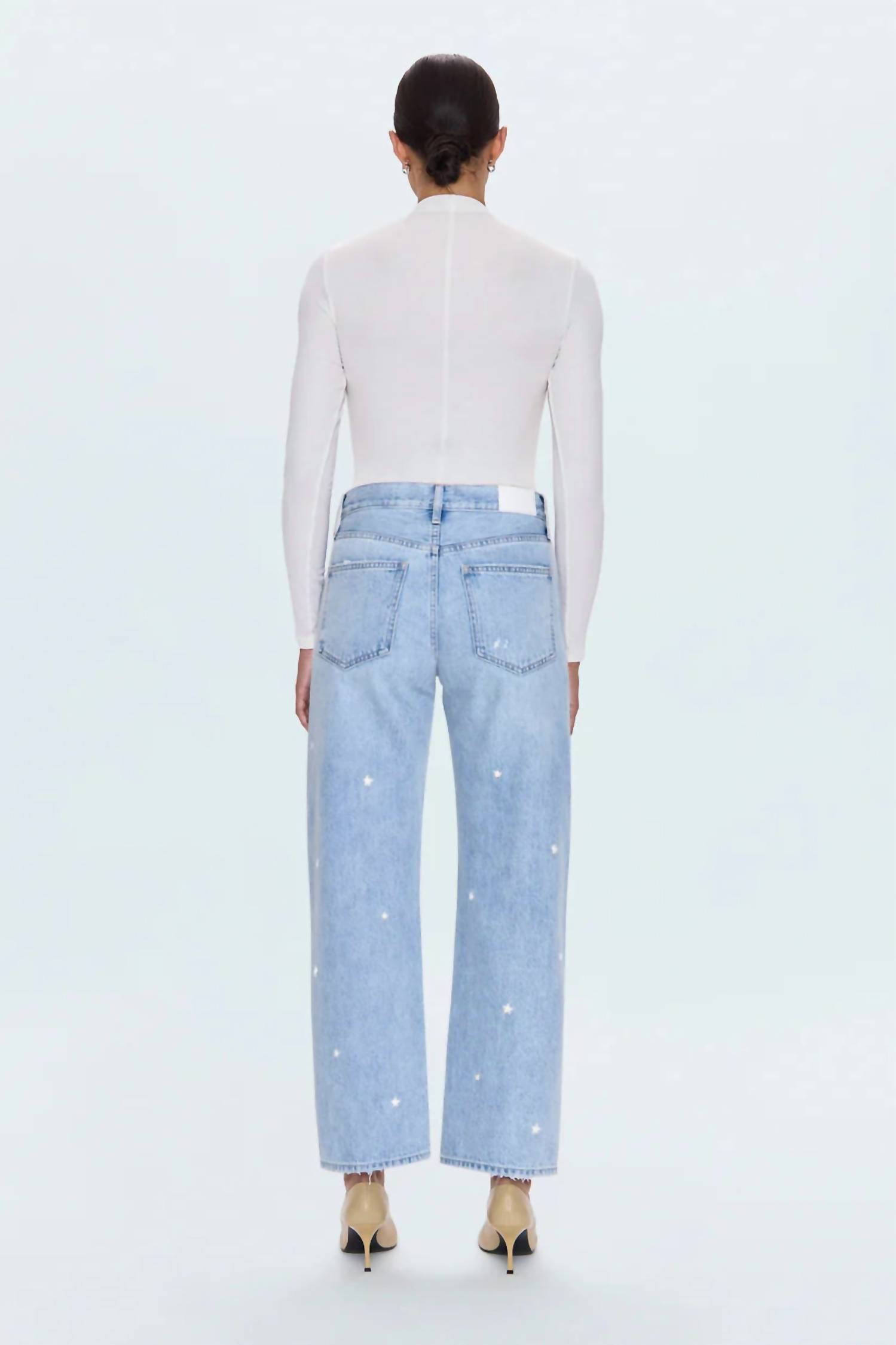 Pistola - Lexi Mid-Rise Straight Leg Jeans