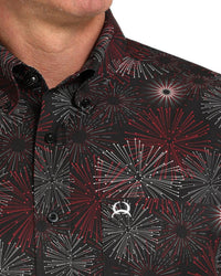 Cinch - Arenaflex Fireworks Vented Button Shirt