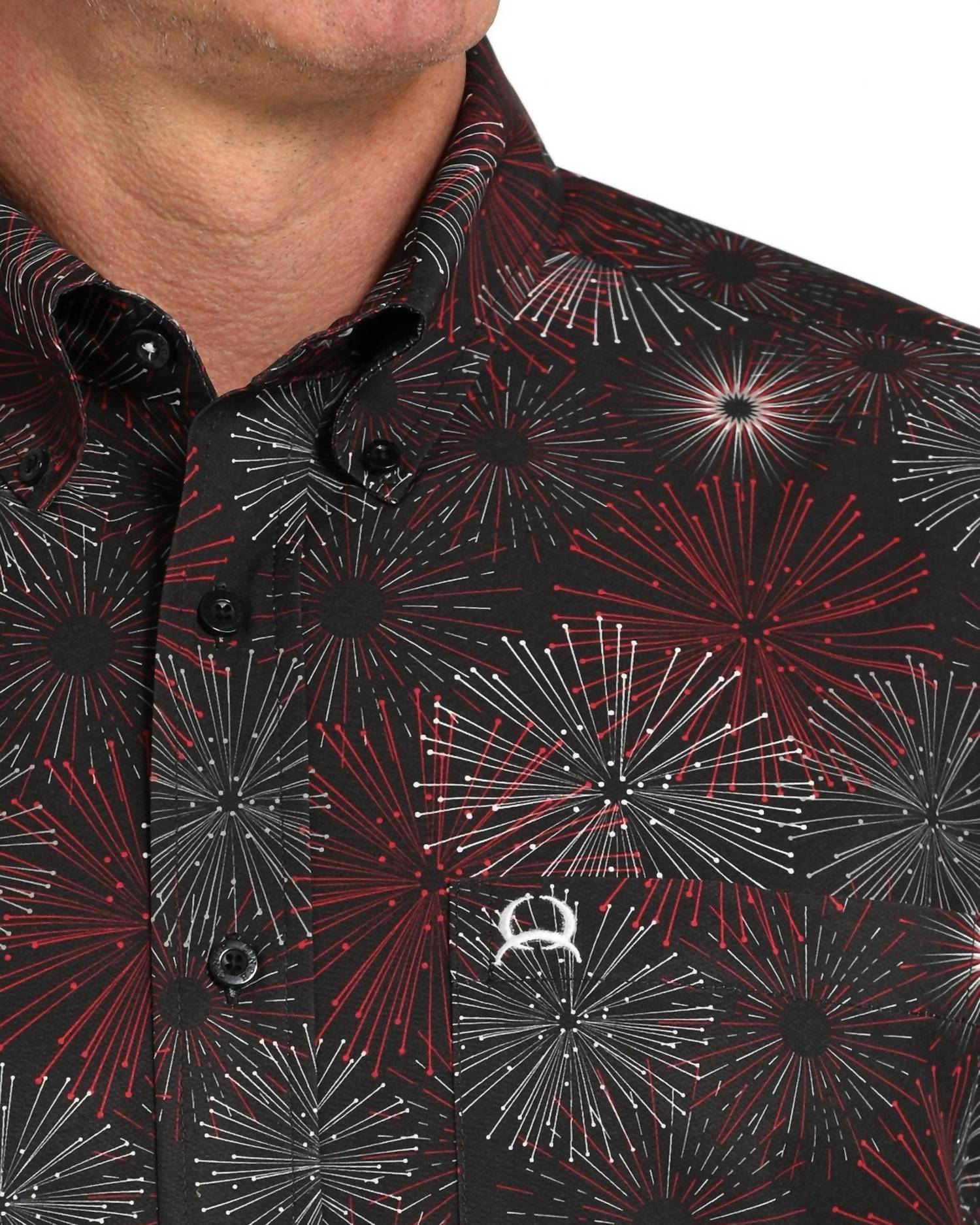 Cinch - Arenaflex Fireworks Vented Button Shirt