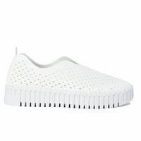 Ilse Jacobsen Women's Tulip 3373 Shoes in white - women's flats - detail view