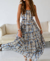 Sofie The Label - Plaid Maxi Dress
