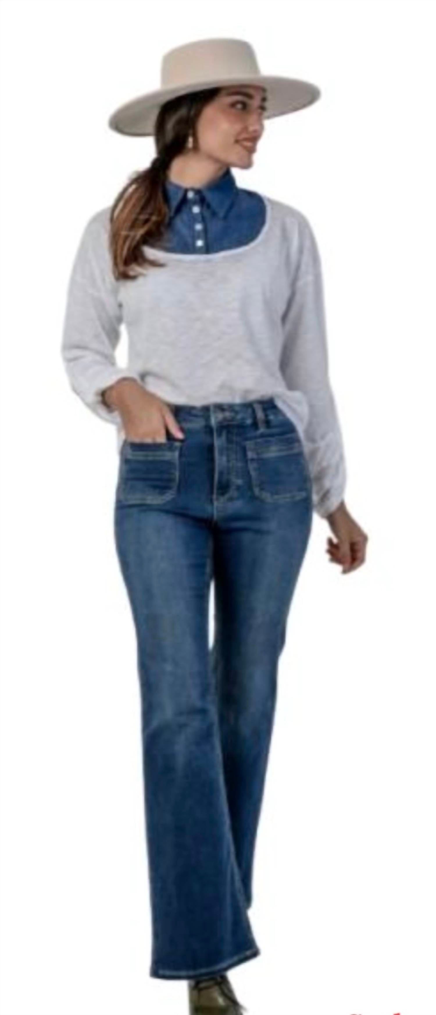 Bianco - bonney retro denim pant