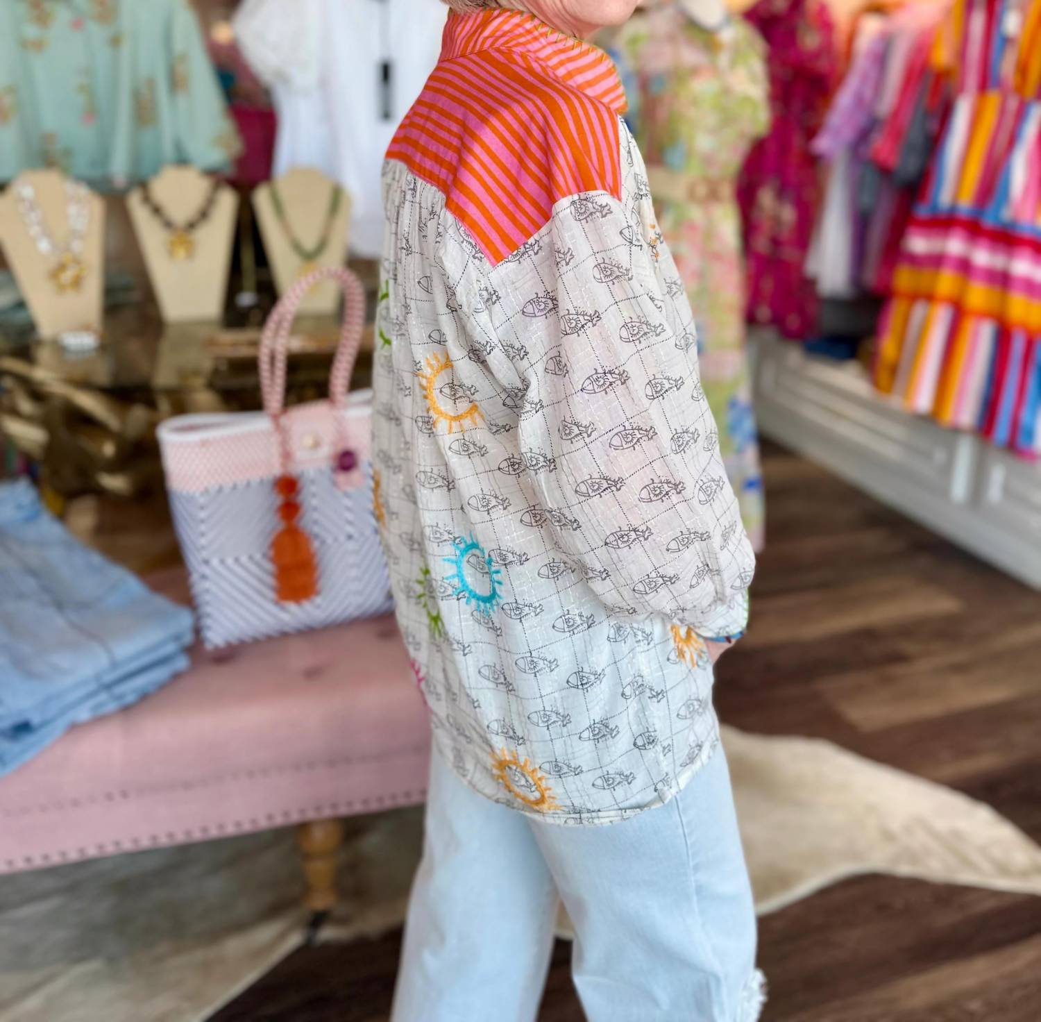 Ivy Jane - Fish In The Sun Popover Top