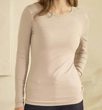 Yelete - Ribbed Long Sleeve Top