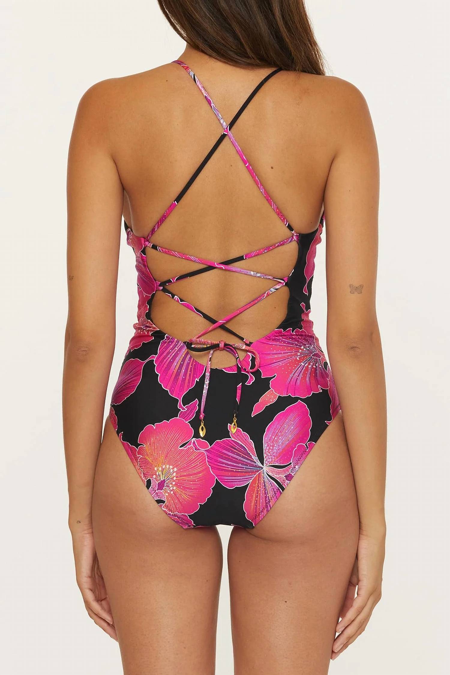 Trina Turk - Plunge Neck One Piece Swimsuit