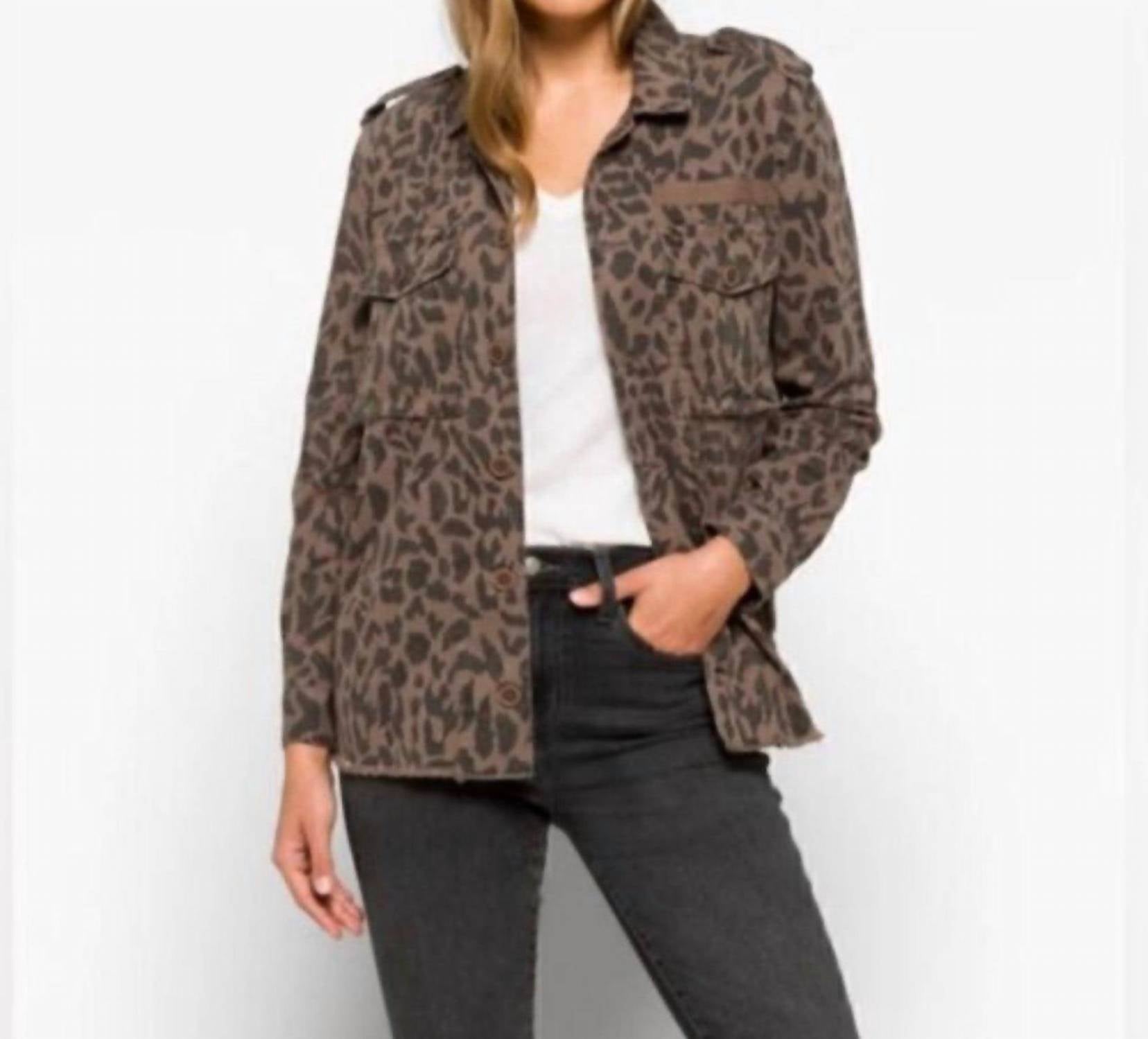 Pistola - Jagged Leopard Utility Jacket