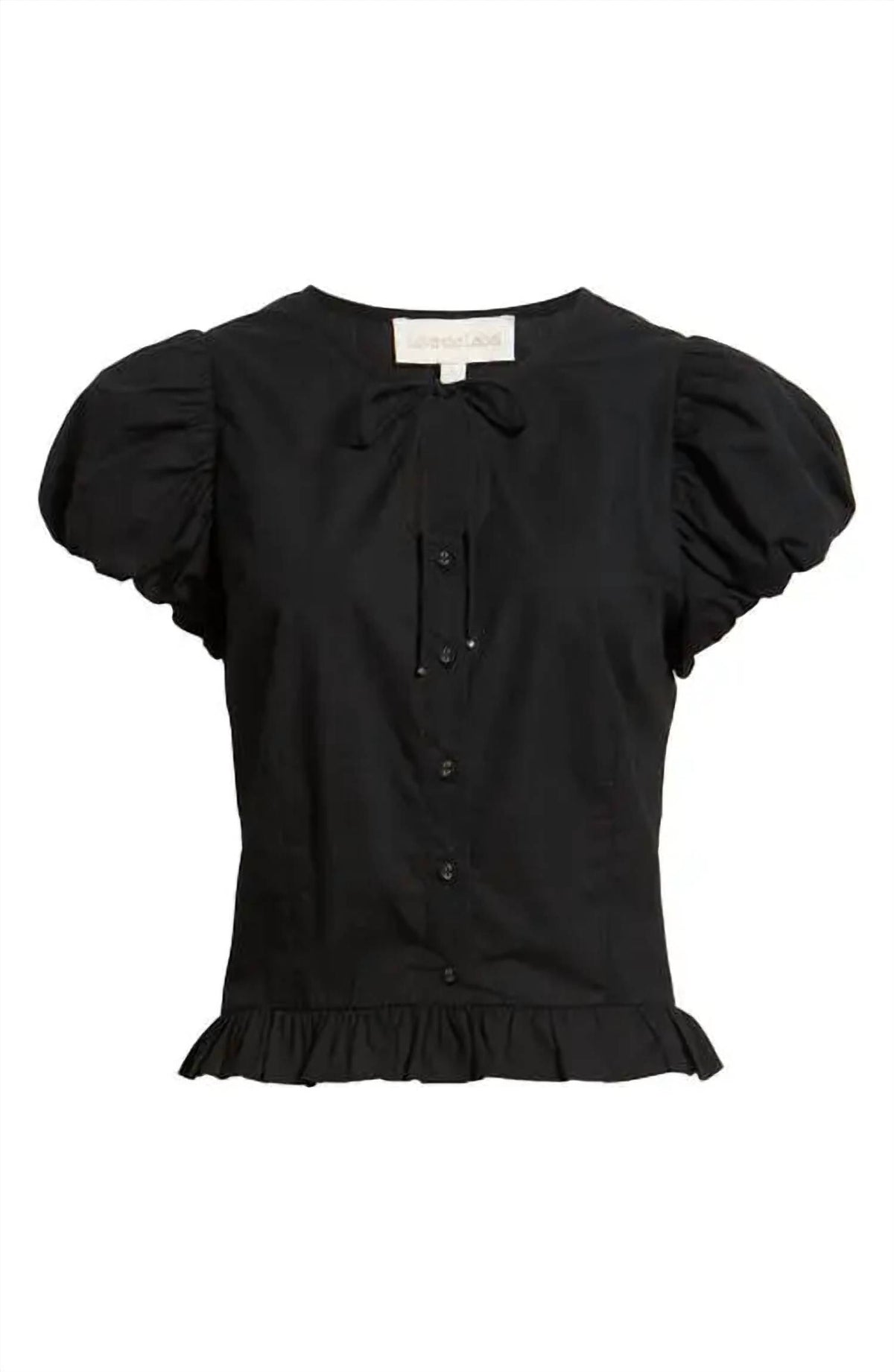 Love The Label - Iridessa Keyhole Puff Sleeve Top