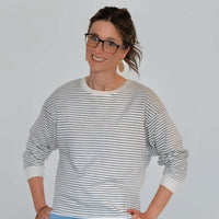 Hayden La - Knit Long Sleeve Striped Top