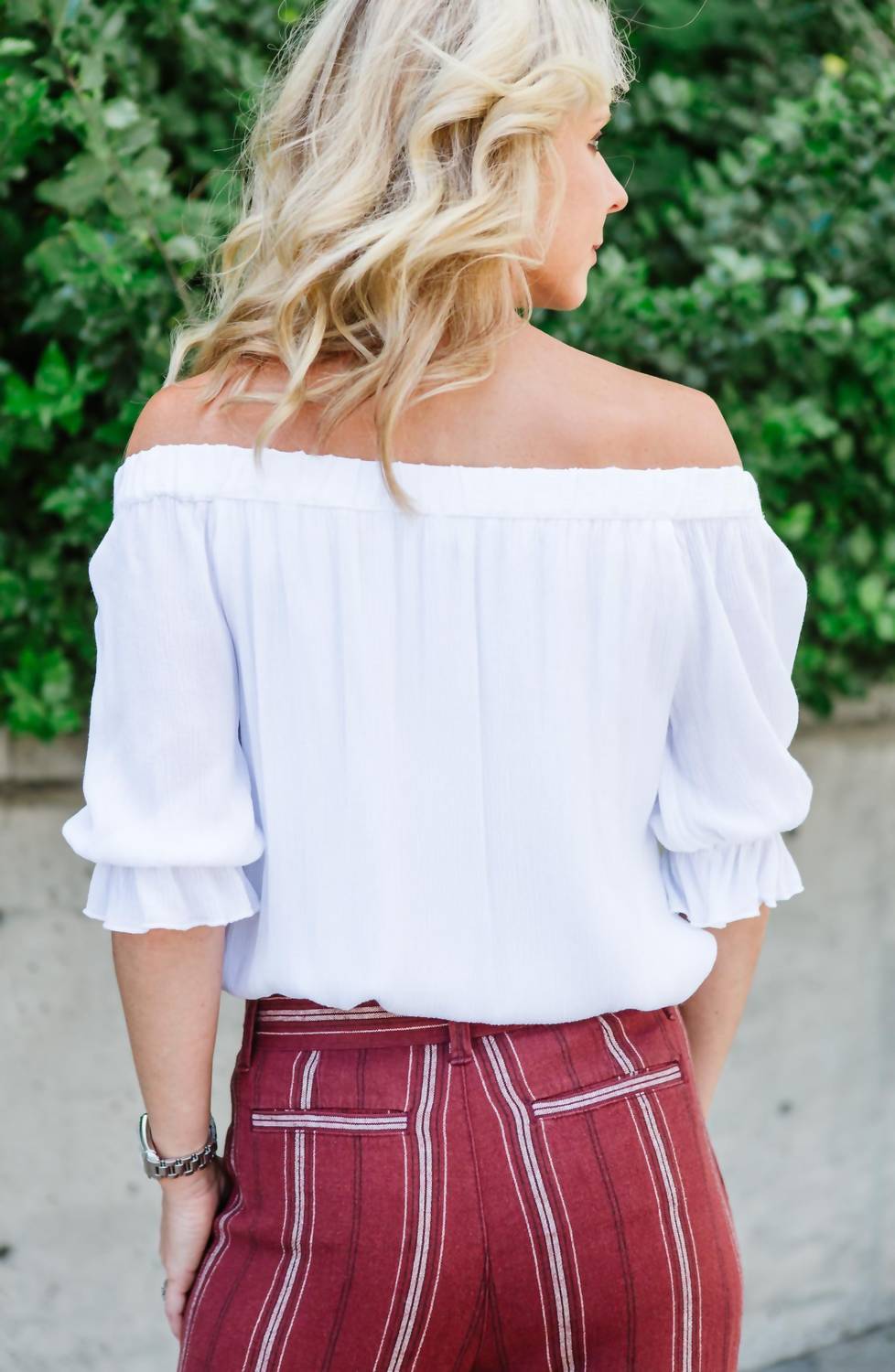 Soak Up The Sun Peasant Top
