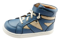 OLDSOLES Kid's 6148 The Squad Sneakers in indigo cream - kids' sneaker