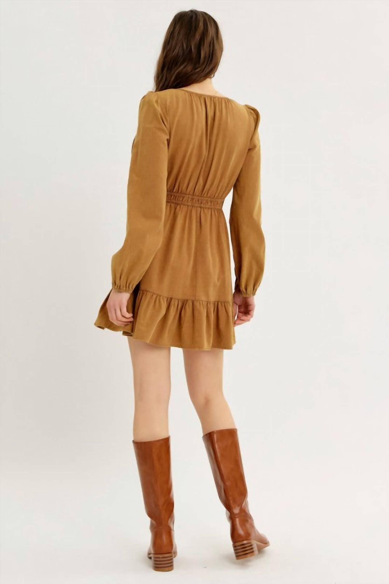 Idem Ditto - Fit And Flare Linen Mini Dress