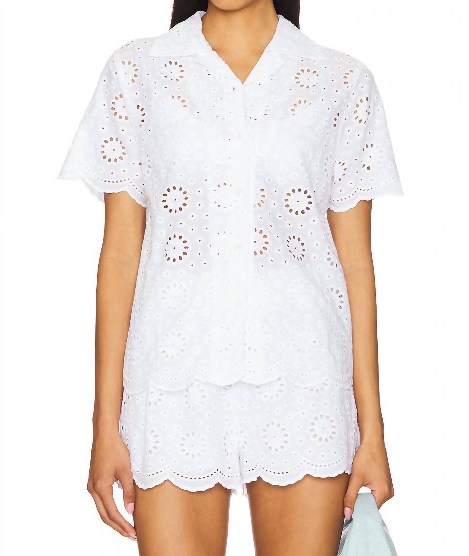 Beach Riot - Lexie Button Top