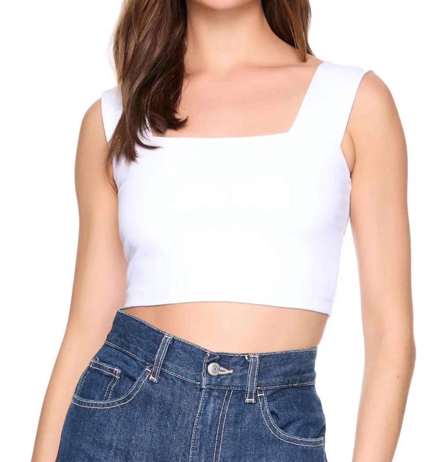 Susana Monaco - Wide Strap Crop Tank