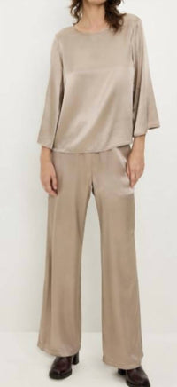 Michael Stars - Rachelle Satin Wide Boatneck Top