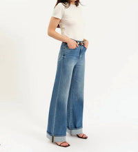 Daze - Far Out High Rise Wide Leg Jeans
