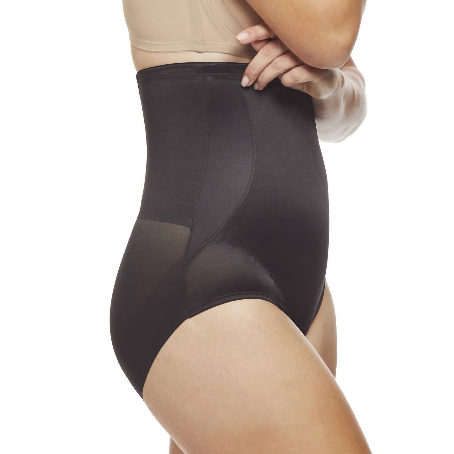 TC Fine Intimates Shape Away Hi-waist Brief in black - women's intimate - detail view