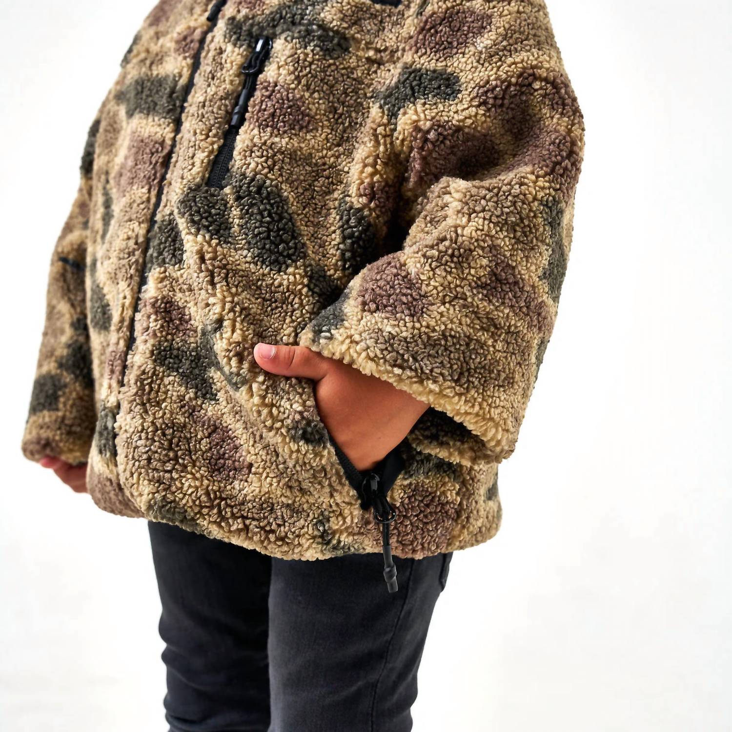 Burlebo - Youth Sherpa Full Zip Jacket