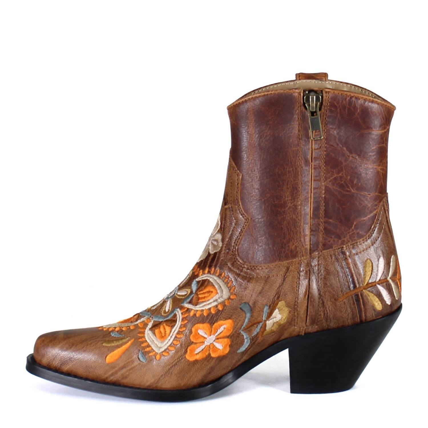 Diba True - Women's Cains Ville Floral Embroidery Mid-calf Boot