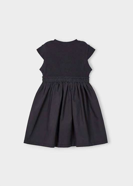 Mayoral - Girls' Cap Sleeve Combined Dress