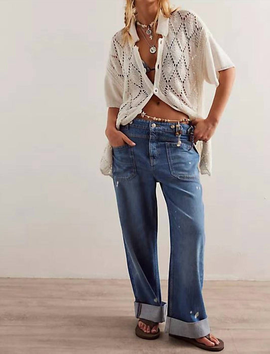 Free People - Palmer Mid-rise Cuffed Jean