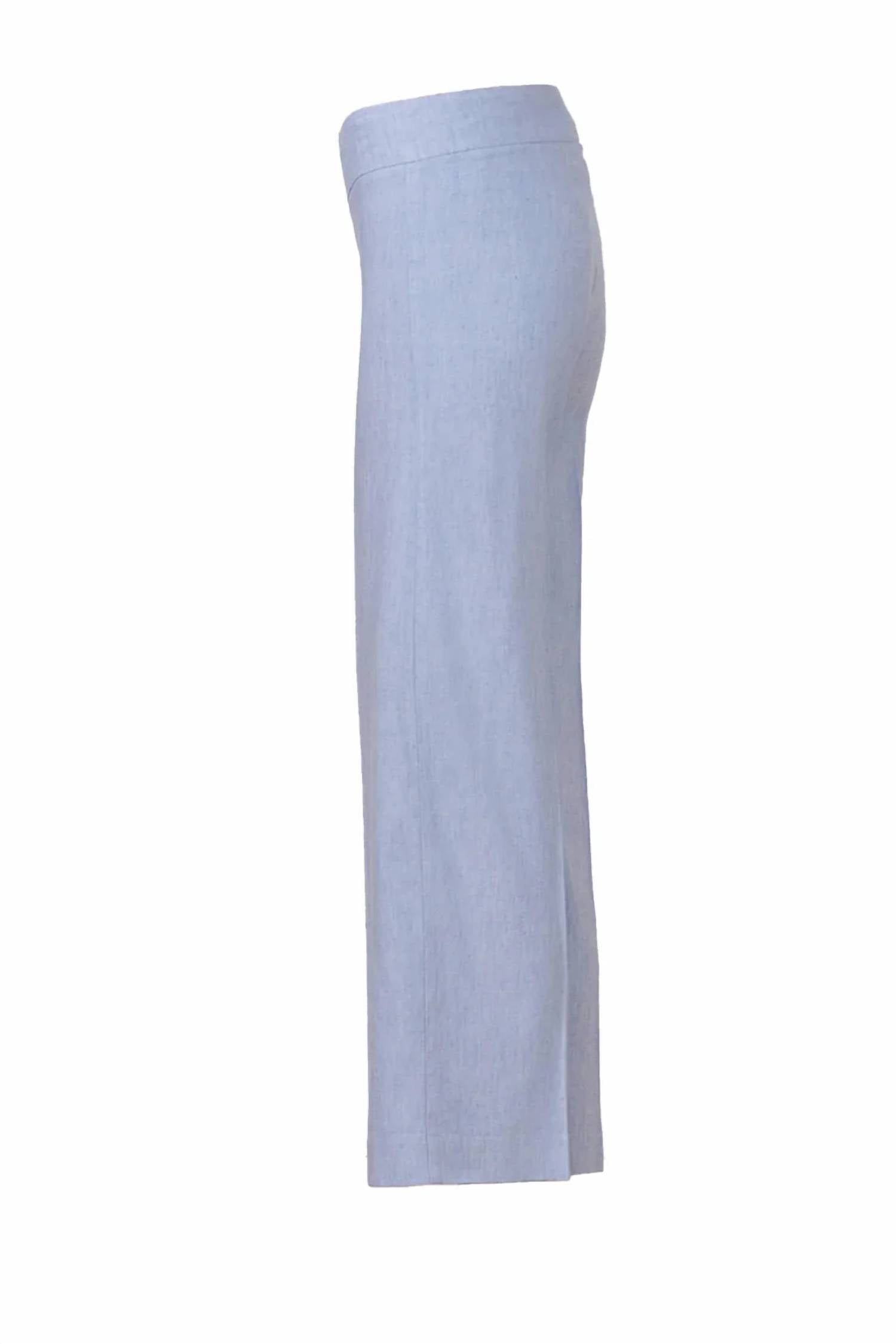 Avenue Montaigne - Alex Chambray Stretch Linen Pant