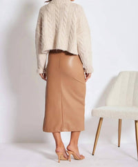 Bishop + Young - 1/2 Zip Long Sleeve Cable Sweater
