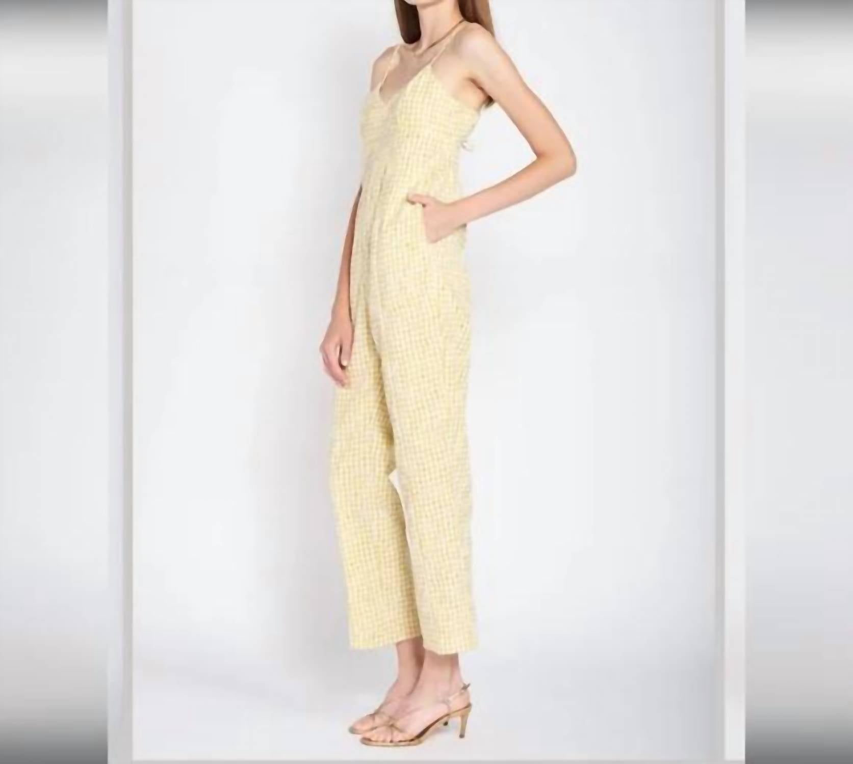 En Saison - Linen Blend Jumpsuit
