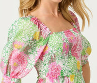 Lilly Pulitzer - HADLY SHORT SLEEVE SMOCKED DRESS