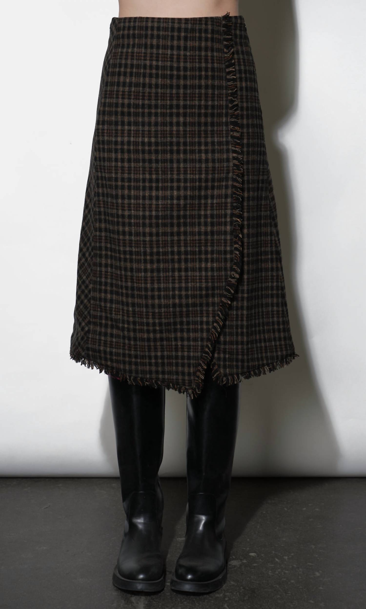 Greylin - Brighton Asymmetric Fringe Skirt