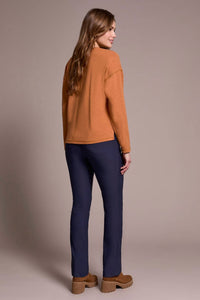 Tribal - Slub Knit Flatlock Top