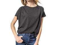 Lilla P - Easy Shirred Short Sleeve Tee