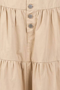 Calista - Button Detailed Front Maxi Skirt
