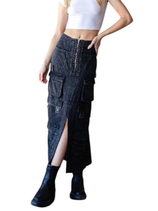 Oli & Hali - Cargo Maxi Skirt