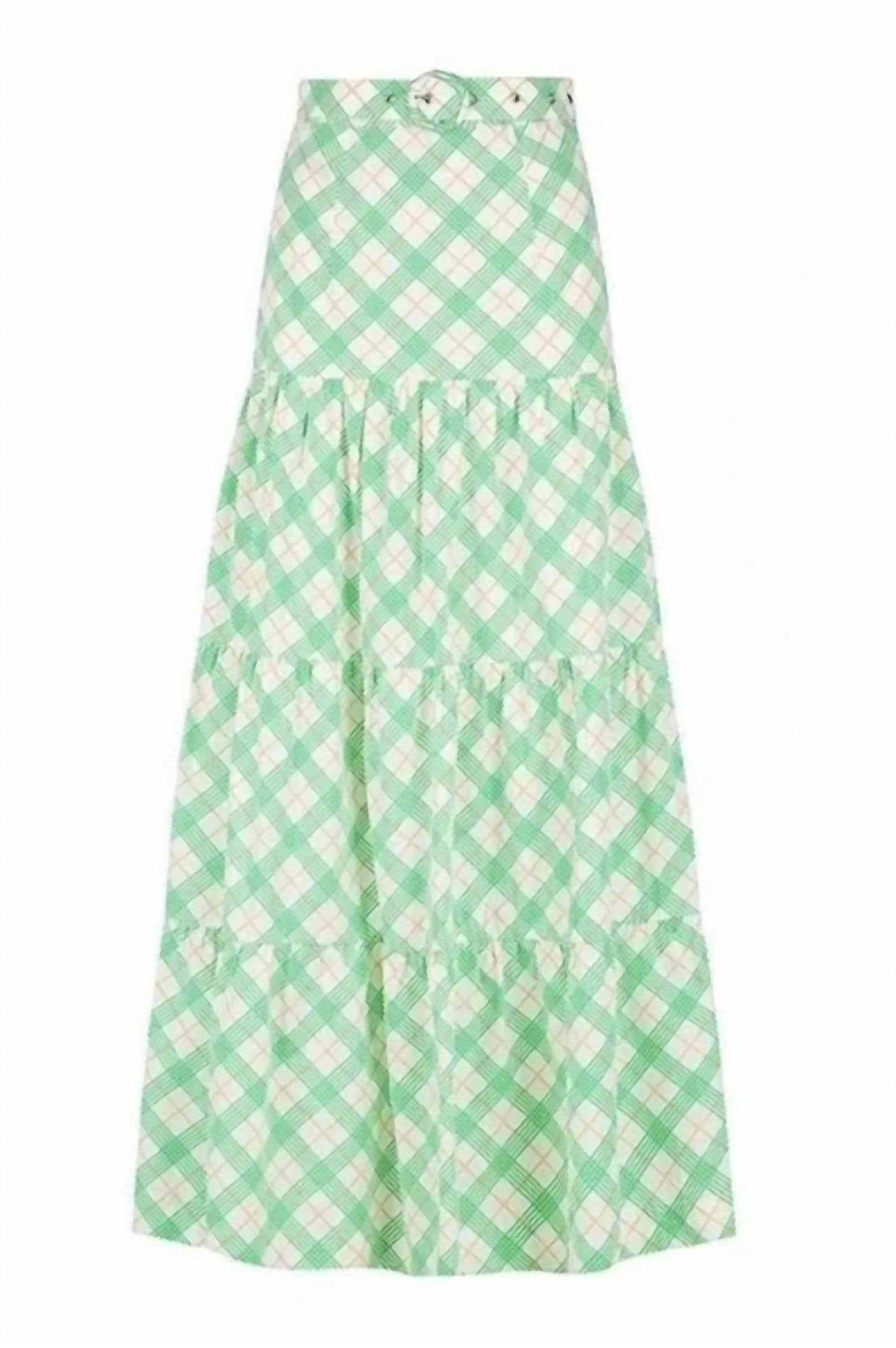 S/W/F - TIERED MAXI SKIRT