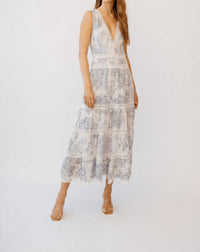 Guadalupe Design - Naina V-neck Long Dress