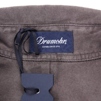Drumohr - Men's Long Sleeve Jersey Cotton Polo Shirt