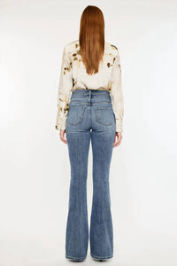 Kancan - Raven High Rise Skinny Bootcut Jeans