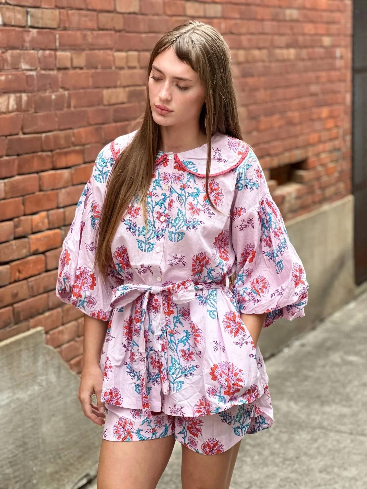 Farylina - Georgia Bubble Sleeve Top