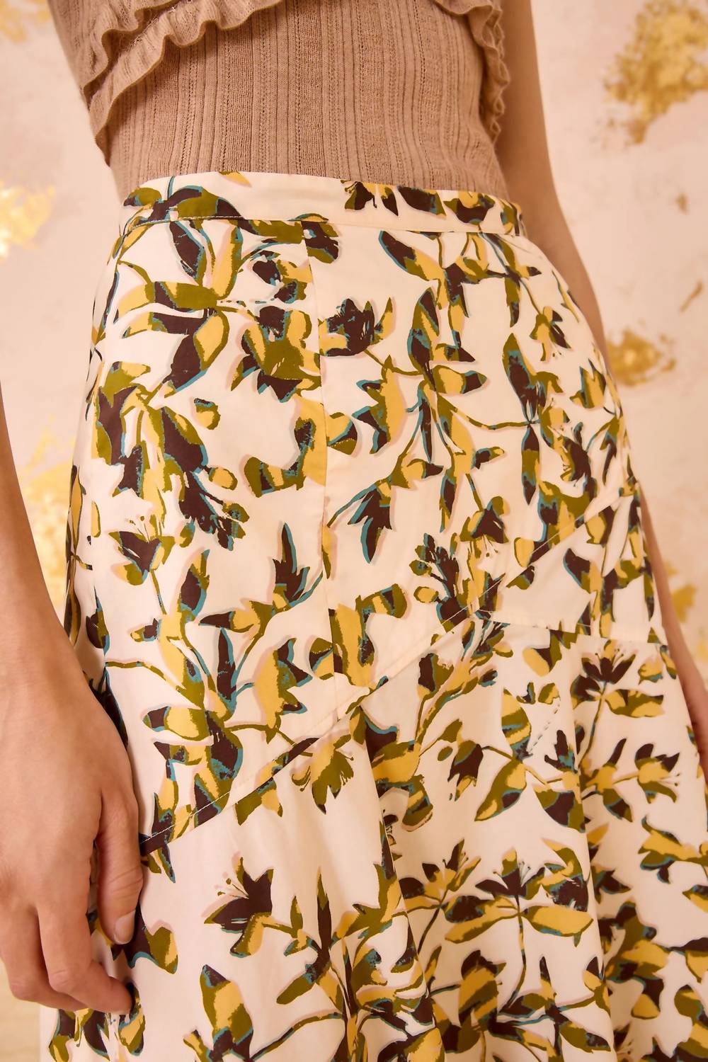 Ulla Johnson - Annika High Waist Asymmetrical Midi Skirt