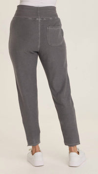 Wearables Kiefer Slim Leg Crepe Knit Pants in nebulous pigment - women's pants - alternate view